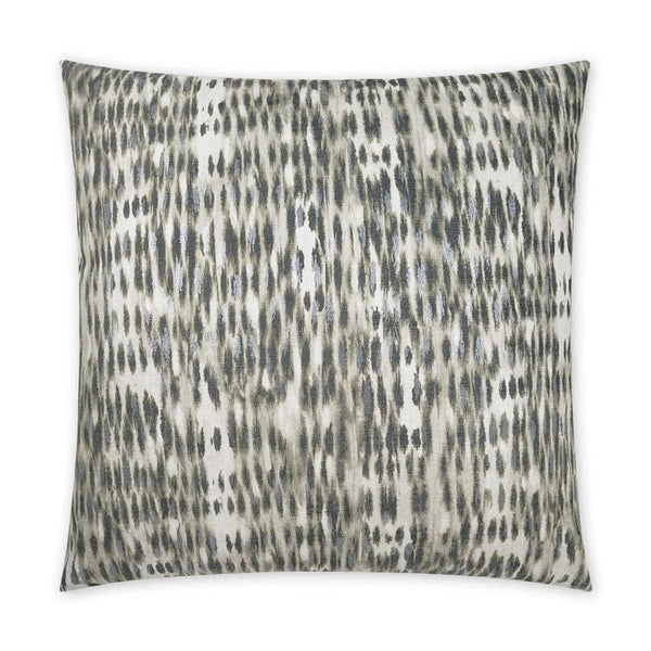 Tonga Pepper Animal Silver Grey Large Throw Pillow With Insert Throw Pillows LOOMLAN By D.V. Kap