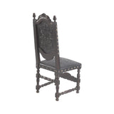 Tooled Leather Dining Chair Del Rey Dining Chairs LOOMLAN By Peninsula Home