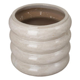 Torus Round Ceramic Planter Outdoor Planters LOOMLAN By Emissary