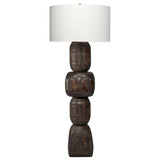 Totem Wood Dark Black Floor Lamp Floor Lamps LOOMLAN By Jamie Young