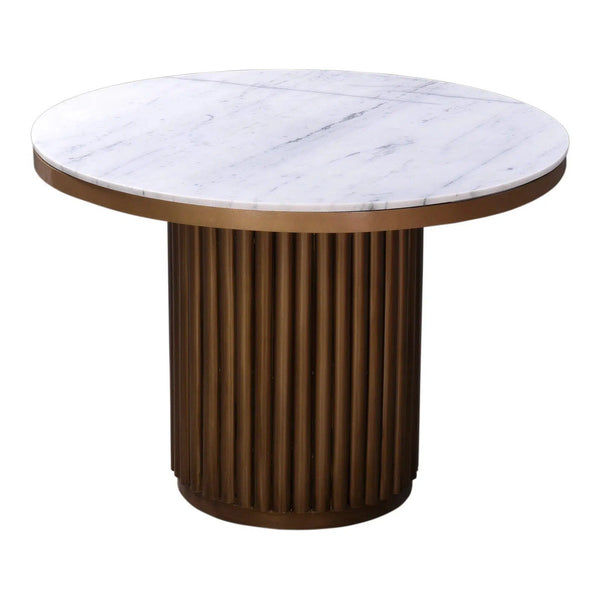 Tower Contemporary Marble Dining Table For 4 Dining Tables LOOMLAN By Moe's Home