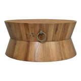 Tower Round Coffee Table Driftwood Coffee Tables LOOMLAN By Sarreid