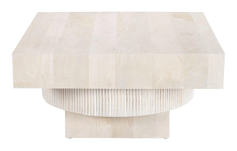 Trani Coffee Table Natural Coffee Tables LOOMLAN By Zuo Modern