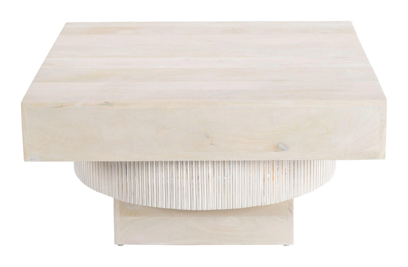 Trani Coffee Table Natural Coffee Tables LOOMLAN By Zuo Modern