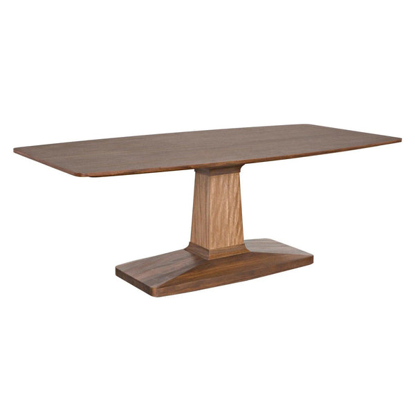 Travis Table, Dark Walnut Dining Tables LOOMLAN By Noir