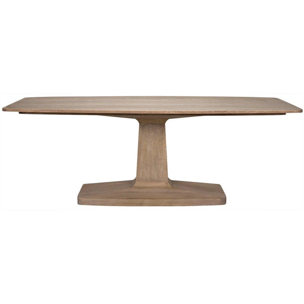 Travis Wood Rectangle Dining Table Dining Tables LOOMLAN By Noir