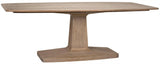 Travis Wood Rectangle Dining Table Dining Tables LOOMLAN By Noir