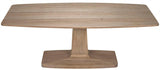 Travis Wood Rectangle Dining Table Dining Tables LOOMLAN By Noir