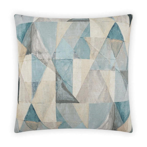 Trent Sky Blue Throw Pillow With Insert Throw Pillows LOOMLAN By D.V. Kap