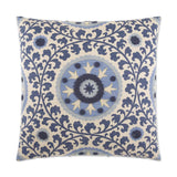 Tribal Thread Blue Throw Pillow With Insert Throw Pillows LOOMLAN By D.V. Kap