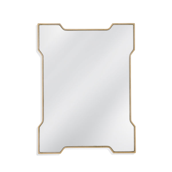 Trident MDF Gold Vertical Wall Mirror Wall Mirrors LOOMLAN By Bassett Mirror