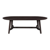 Trie Wood Oval Coffee Table Coffee Tables LOOMLAN By Moe's Home