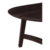 Trie Wood Oval Coffee Table Coffee Tables LOOMLAN By Moe's Home