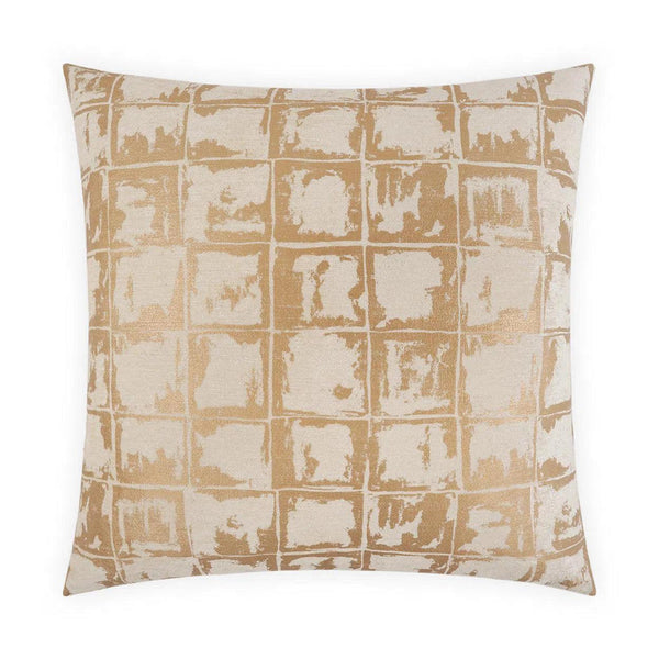 Tristan Brown Throw Pillow With Insert Throw Pillows LOOMLAN By D.V. Kap