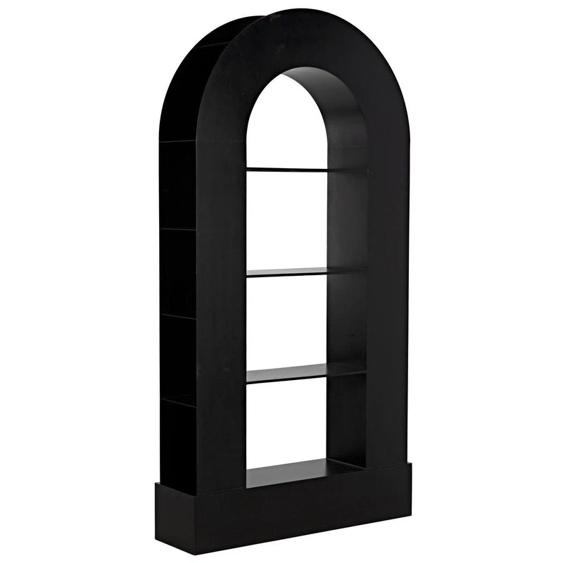 Triumph Bookcase, Black Steel Bookcases LOOMLAN By Noir