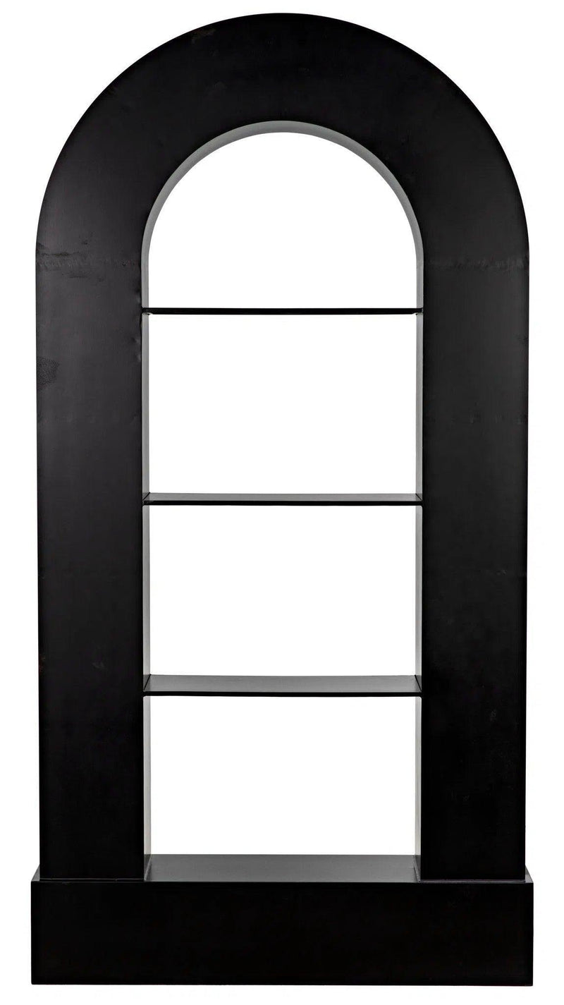 Triumph Bookcase, Black Steel Bookcases LOOMLAN By Noir