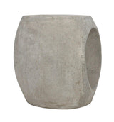 Trou Fiber Cement Geometric Side Table Side Tables LOOMLAN By Noir