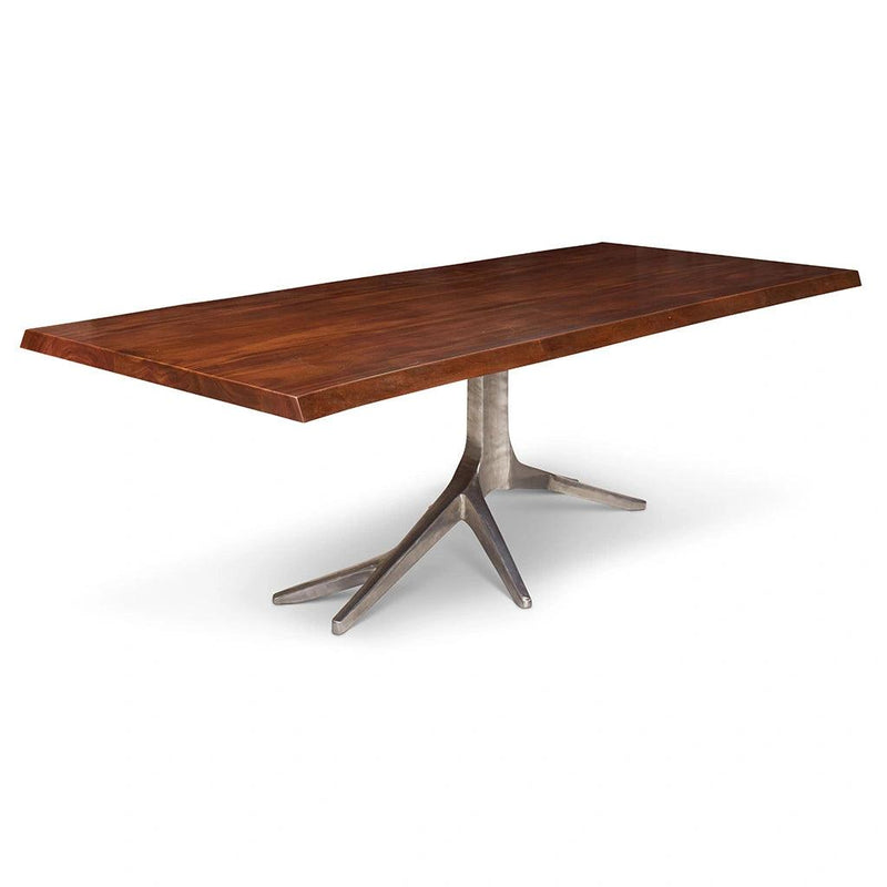 Trunk Wood Rectangular Dining Table Dining Tables LOOMLAN By Urbia