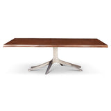 Trunk Wood Rectangular Dining Table Dining Tables LOOMLAN By Urbia