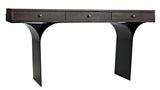 Truss Desk, Ebony Walnut with Steel Legs Unique Contemporary Desk Home Office Desks LOOMLAN By Noir