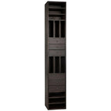 Tubula Bookcase, Ebony Walnut Bookcases LOOMLAN By Noir