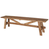 Tucker Natural Wooden Outdoor Bench