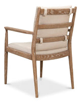 Tugen Cream Dining Armchair Club Chairs LOOMLAN By Sarreid