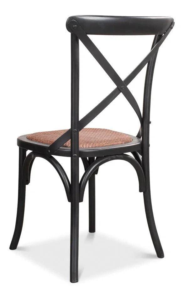 Tuileries Wood Framed Armless Dining Chair (Set Of 2)