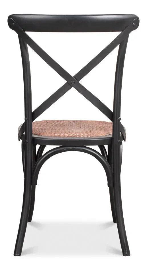 Tuileries Wood Framed Armless Dining Chair (Set Of 2)