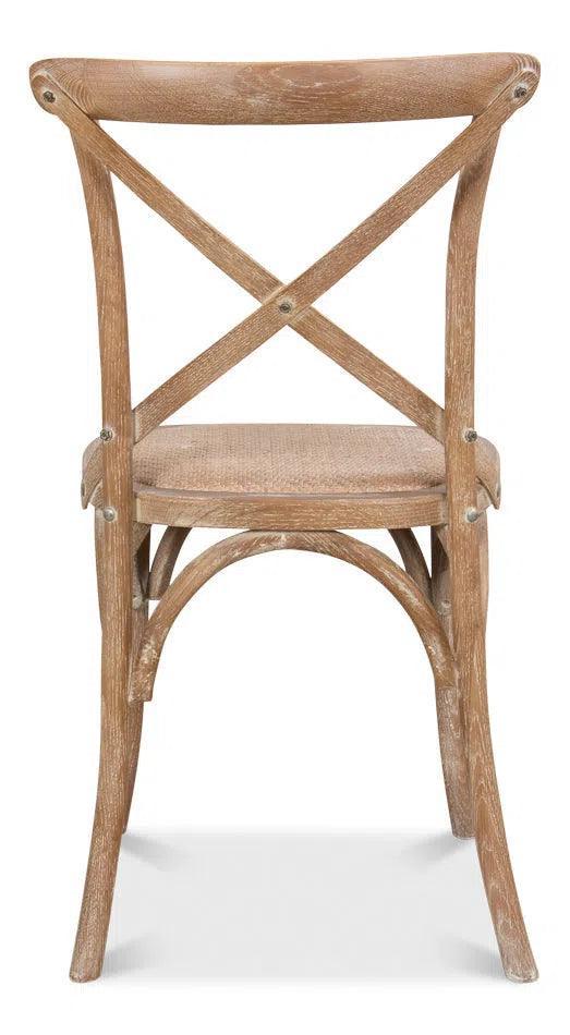 Tuileries Wood Framed Armless Dining Chair (Set Of 2)