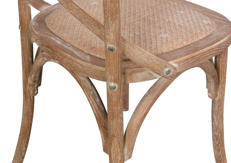 Tuileries Wood Framed Armless Dining Chair (Set Of 2)