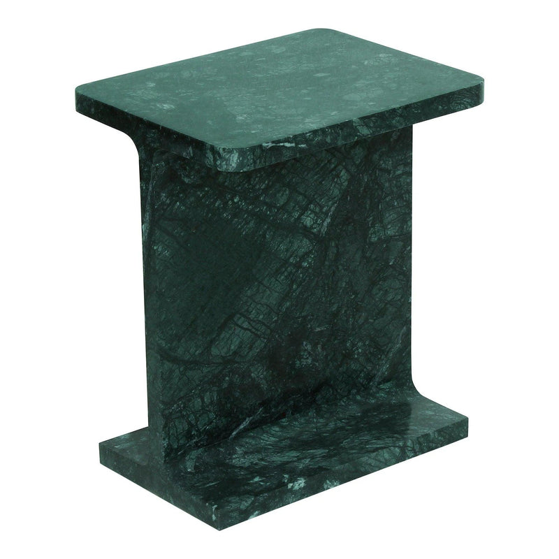 Tullia Marble Green Rectangular Accent Table Side Tables LOOMLAN By Moe's Home