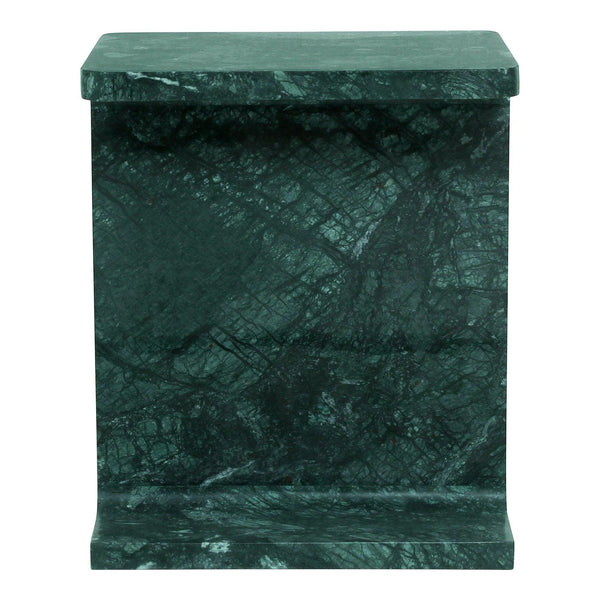 Tullia Marble Green Rectangular Accent Table Side Tables LOOMLAN By Moe's Home