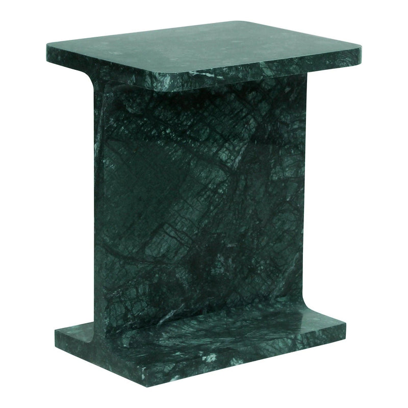 Tullia Marble Green Rectangular Accent Table Side Tables LOOMLAN By Moe's Home