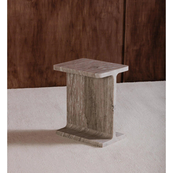 Tullia Marble Rectangular Accent Table Side Tables LOOMLAN By Moe's Home