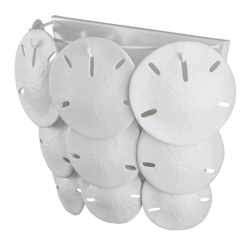 Tulum White Wall Sconce Wall Sconces LOOMLAN By Currey & Co