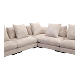 Tumble L-Shaped Polyester Upholstered Modular Sectional Modular Sofas LOOMLAN By Moe's Home