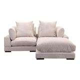 Tumble Nook Polyester Upholstered Cappuccino Modular Sectional Modular Sofas LOOMLAN By Moe's Home