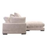 Tumble Nook Polyester Upholstered Cappuccino Modular Sectional Modular Sofas LOOMLAN By Moe's Home