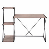 Tunisia Desk Brown & Black Home Office Desks LOOMLAN By Zuo Modern