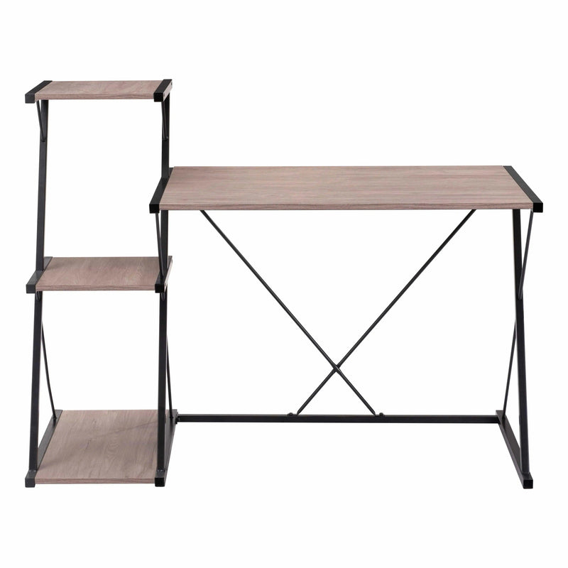 Tunisia Desk Brown & Black Home Office Desks LOOMLAN By Zuo Modern