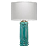 Turquoise Ceramic Tabitha Table Lamp Table Lamps LOOMLAN By Jamie Young