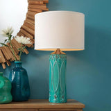 Turquoise Ceramic Tabitha Table Lamp Table Lamps LOOMLAN By Jamie Young