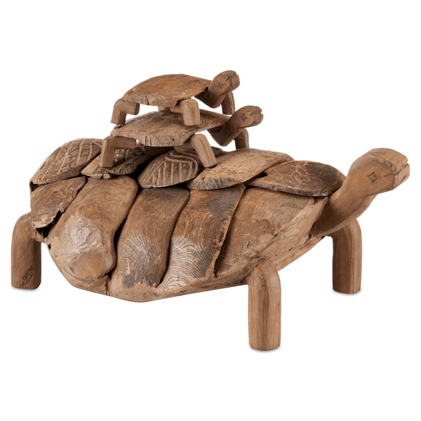 Turtle Set of 3 Statues & Sculptures LOOMLAN By Currey & Co