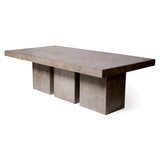 Tuscan Dining Table - Slate Grey Outdoor Dining Table Outdoor Dining Tables LOOMLAN By Seasonal Living