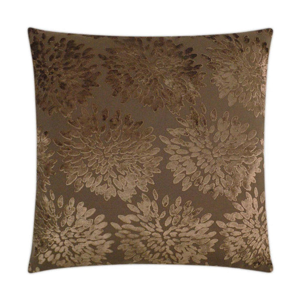 Tuscany Chocolate Brown Throw Pillow With Insert Throw Pillows LOOMLAN By D.V. Kap