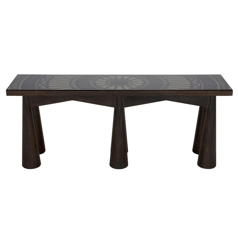 Tutankhamun Console, Ebony Walnut Console Tables LOOMLAN By Noir