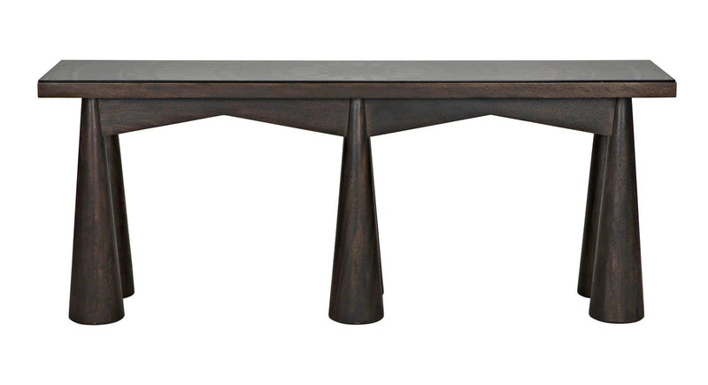 Tutankhamun Console, Ebony Walnut Console Tables LOOMLAN By Noir