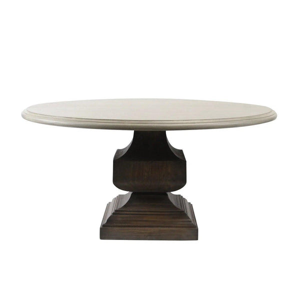 Two Tone Round Dining Table Parma 60X60 Dining Tables LOOMLAN By Peninsula Home