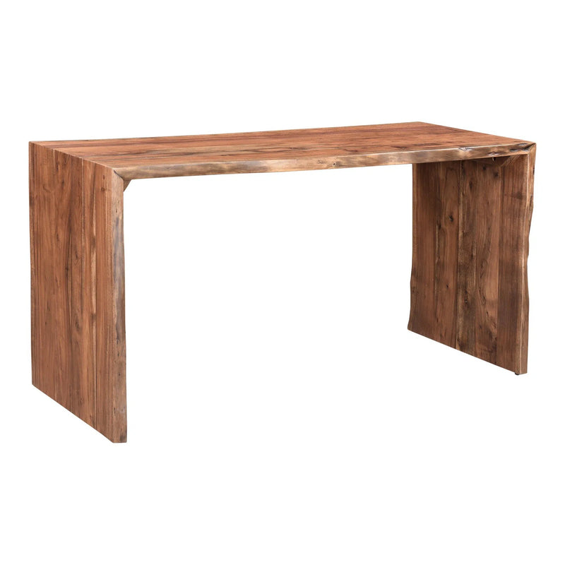 Tyrell Wood Desk Home Office Desks LOOMLAN By Moe's Home